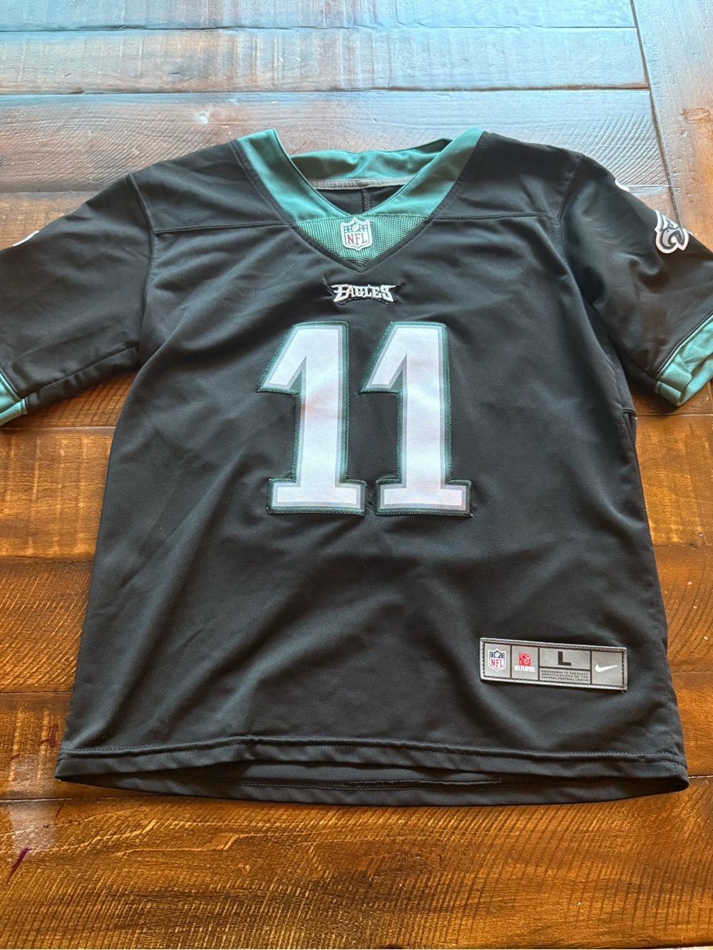 Nike Kids‎ Philadelphia Eagles #11 Black & Midnight Green Jersey